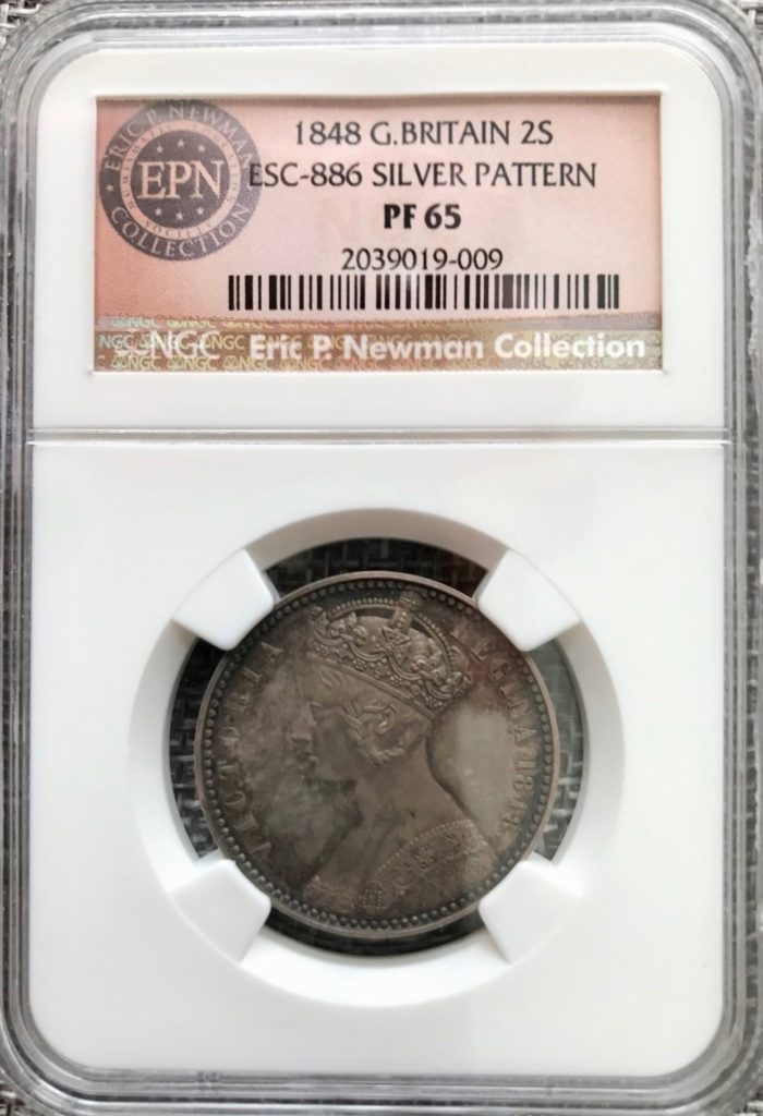 1848年初発行、様々な種類があるフローリン銀貨（2シリング）について解説