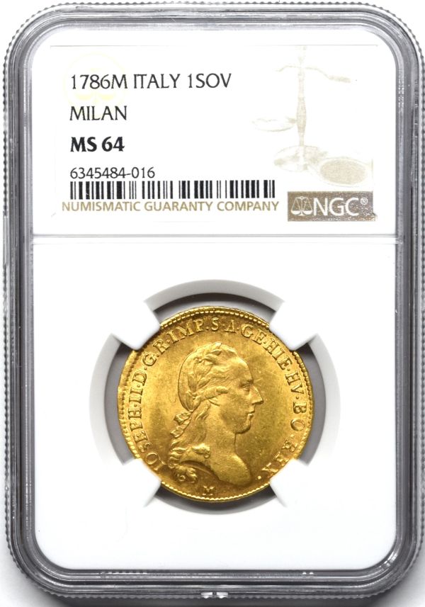 ヨーゼフ2世 1/2ソブリン金貨